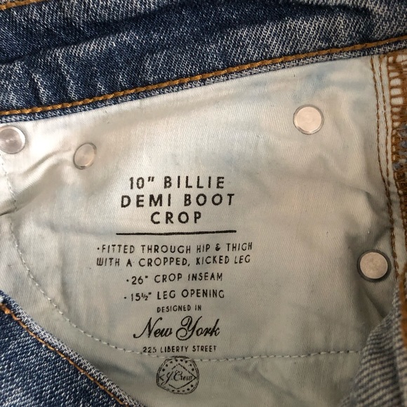 J.Crew Demi boot crop - 10” Billie jeans - Picture 4 of 7
